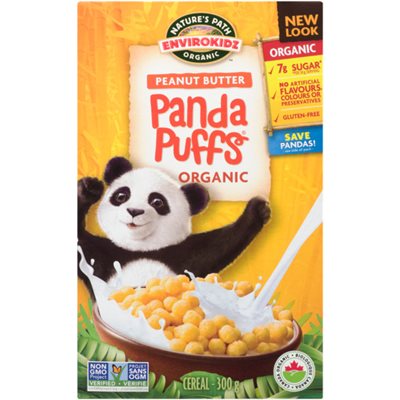 Nature's Path Organic Envirokidz Cereal Peanut Butter Panda Puffs 300 g 