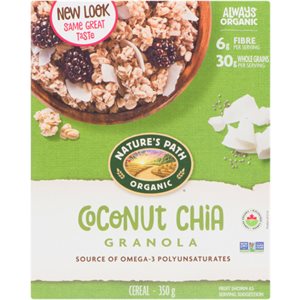 Nature's Path Cereal Coconut Chia Granola Organic 350 g 