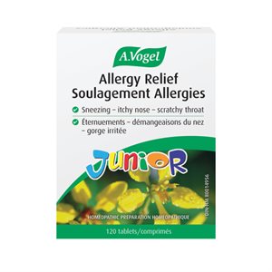 A.Vogel Allergy Relief Junior tablets 120tabs