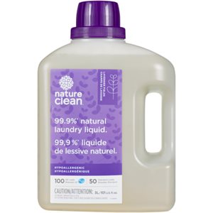 Nature Clean Liquide de Lessive Champs de Lavande 50 Brassées Standard 3 L