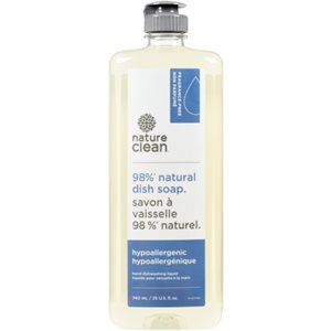 Nature Clean Liquide pour Vaisselle à la Main Non Parfumé 740 ml