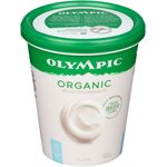 Olympic Balkan-Style Yogurt Plain Organic 0% M.F. 650 g 