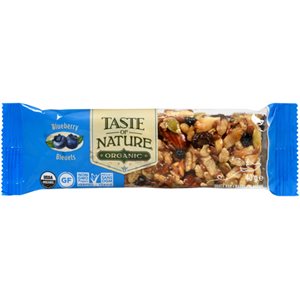 Taste of Nature Organic Snack Bar Blueberry 40 g 40g e