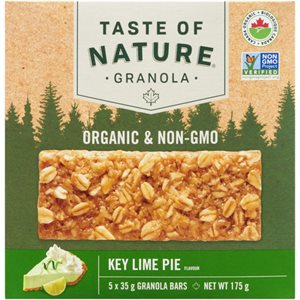 Taste of Nature Granola Saveur de Tarte à la Lime 5 Barres Granola x 35 g (175 g)