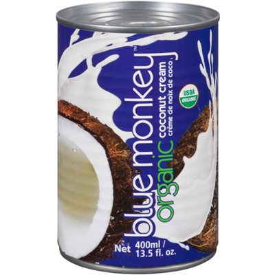 Blue Monkey Créme de Noix de Coco Biologique 400 ml