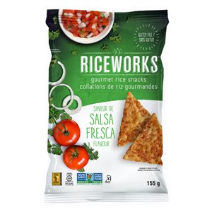 Riceworks Salsa Fresca Flavour Gourmet Rice Snacks 155g