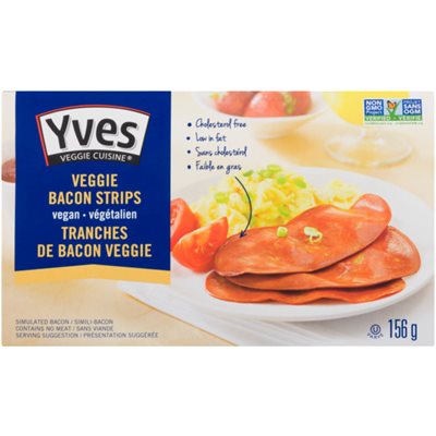 Yves Veggie Cuisine Simulated Bacon Veggie Bacon Strips 156 g 156g