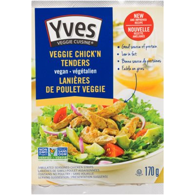 Yves Veggie Cuisine Simulated Seasoned Chicken Strips Veggie Chick'n Tenders 170 g 170g