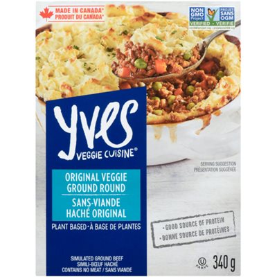 Yves Veggie Simulated Ground Beef Ground Round 340g