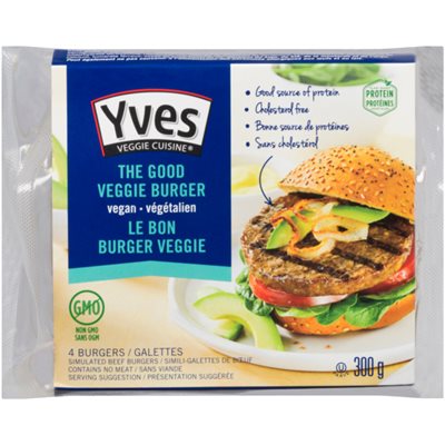 Yves Good Veggie Burger Pk 4-300g