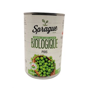 Sprague Pois Verts Biologiques