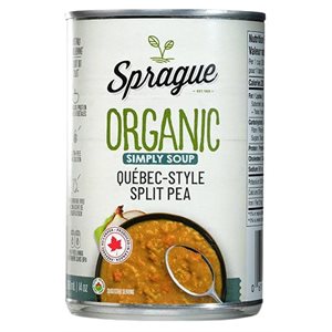 Sprague Soupe Biologique Aux Pois ¸à La Québécoise