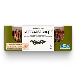 Lesley Stowe Raincoast Crisps-Rosemary Raisin Pecan Crackers 150g