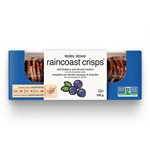 Lesley Stowe Raincoast Crisps - Craquelins aux bleuets sauvages et aux amandes 150 g Lesley Stowe Raincoast Crisps - Craquelins aux bleuets sauvages et aux amandes 150 g