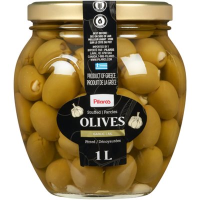 Pilaros Olives Farcies Ail Dénoyautées 1 L