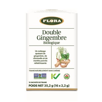 Flora Double gingembre bio 16 sachets