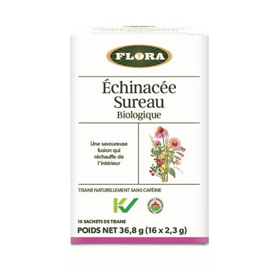 Flora Organic Echinacea elderberry herbal 16 sachets