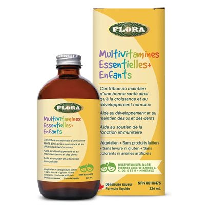 Flora Multivitamines essentielles pour enfants 226ml