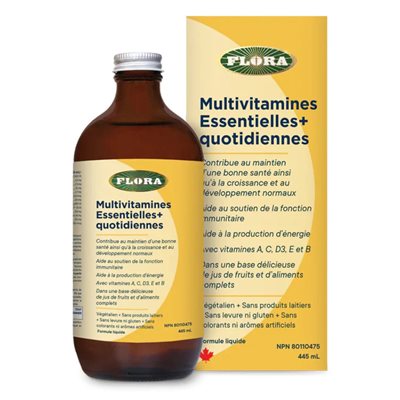 Flora Multivitamines essentielles quotidiennes 445 ml