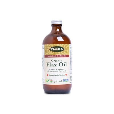 Flora Organic Flax Seed Oil 500ml