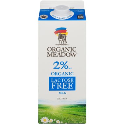 Organic Meadow Organic Lactose Free Milk 2% M.F. 2 L