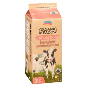 Organic Meadow Organic Lactose Free Milk 2% M.F. 2 L