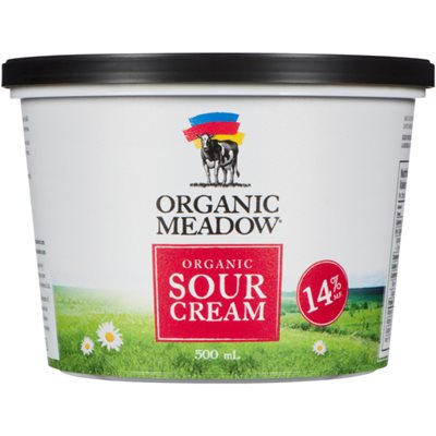 Organic Meadow Sour Cream Organic 14% M.F. 500 ml 