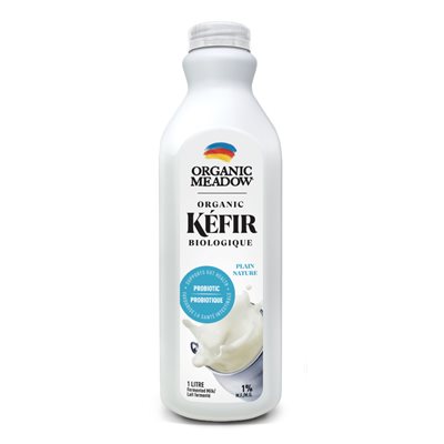 Organic Meadow Kéfir Biologique Nature 1% M.G. 1 L Organic Meadow Kéfir Biologique Nature 1% M.G. 1 L