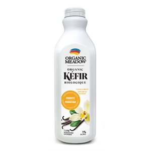Organic Meadow Organic Vanilla Bean Kefir 1L