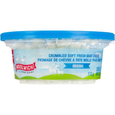 Woolwich Goat Dairy Fromage de Chévre émietté Original 22% M.G. 113 g