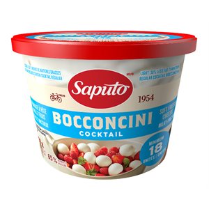 Saputo Lite Bocconcini Cheese 14% Mf Light 6 X 200 G Cocktail