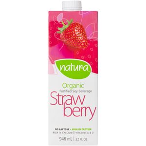 Natura Boisson Soya Fraise Enrichie Bio