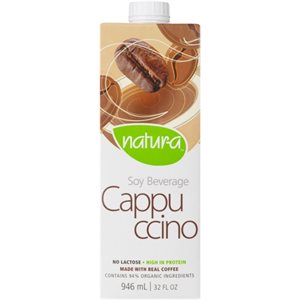 Natura Soy Drink Cappuccino Organic 946ml