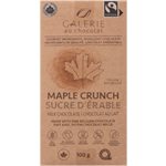 Galerie au Chocolat Milk Chocolate Maple Crunch Organic 100 g 