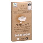 Galerie Au Chocolat Fairtrade Crisped Rice Milk Chocolate Bar 100G