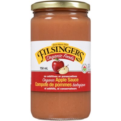 Filsingers Organic Foods Compote de Pommes Biologique 750 ml