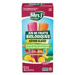 Mrs. J's Natural Strawberry Mango & Orange Pineapple Organic Juice Pops 12x40ml