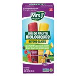 Mrs. J's Natural Jus bio Passion tropicale et explosion de baies 12 x 40 ml