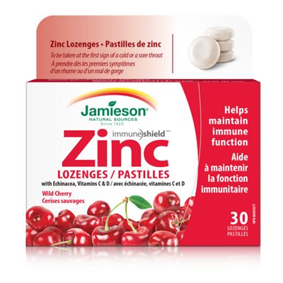 LOZENGES ZINC CHERRY 30 LOZ 30 U