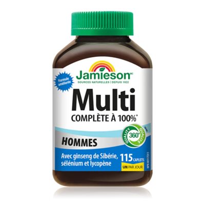 Jamieson 100% Complete Multivitamin for Men 115un