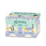 Riviera Yogourt chèvre 4,9% Vanille | 4x120 g