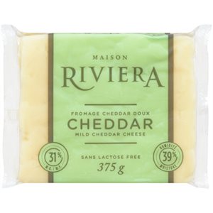 Maison Riviera White Cheddar Cheese 375g