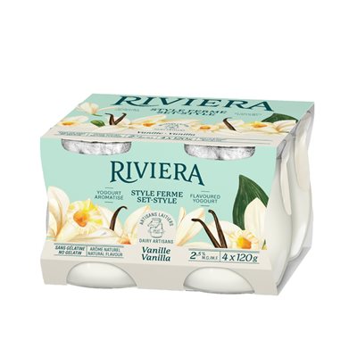 Maison Riviera Yogurt Farm Vanilla 4X120g