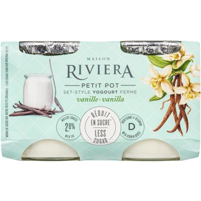 Maison Riviera Yogurt Farm Vanilla 4X120g