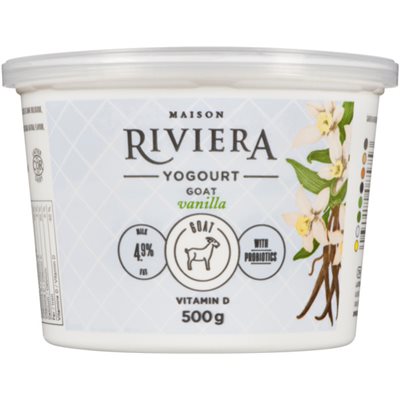 Maison Riviera Yogourt De Chevre Vanille 500g