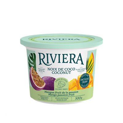 Maison Riviera Coconut Milk Yogourt Mango And Passion Fruit 500 g