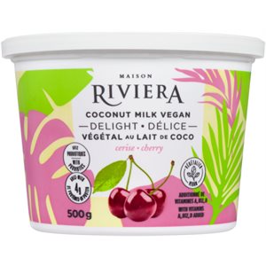 Maison Riviera Delice Vegetal Cherry Coconut Milk 4X120g