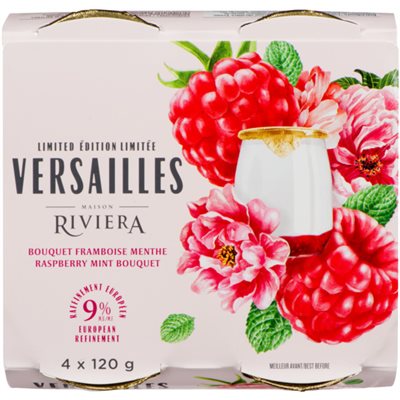 Maison Riviera Versailles Yogourt Framboise Menthe