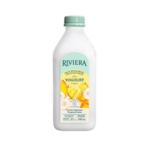 Riviera Tropical Fruits Drinkable Lactose Free Yogourt 946ml