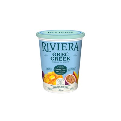 Riviera Greek Yogourt 0% Mango Passion 650g